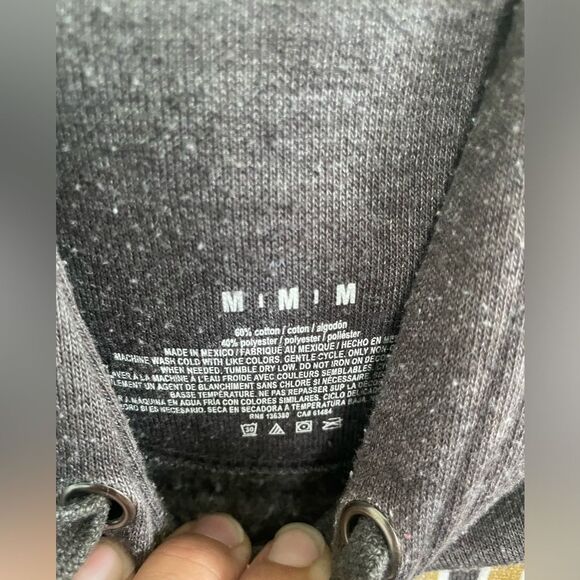 NFL Fanatics Baltimore Ravens Grey Heavy Hooded Sweatshirt SZ M - Picture 5 of 5